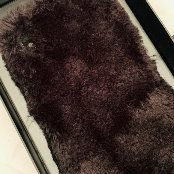 iPhone X black furry phone case - Picture 2 of 4